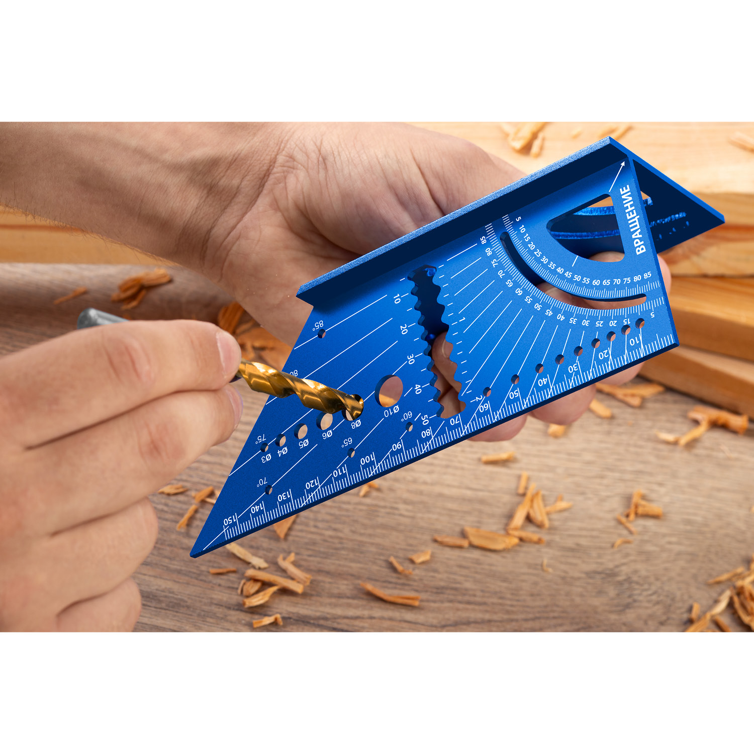 ЗУБР 3D, 7-в-1, угольник многофункциональный, Профессионал (34399) — фото 9