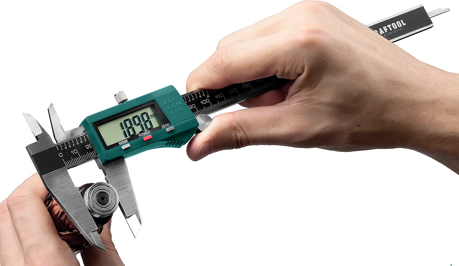 KRAFTOOL 200 мм, высокоточный, металлический электронный штангенциркуль (34460-200) — фото 8