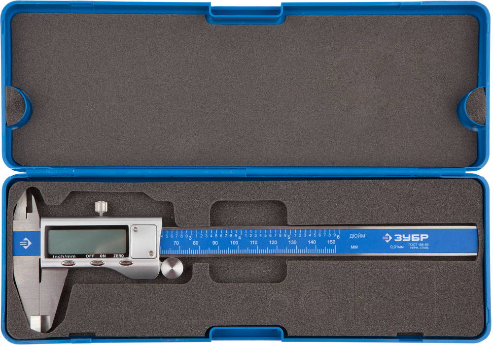 ЗУБР ШЦЦ-I-150-0.01, 150 мм, электронный штангенциркуль, Профессионал (34463-150) — фото 3