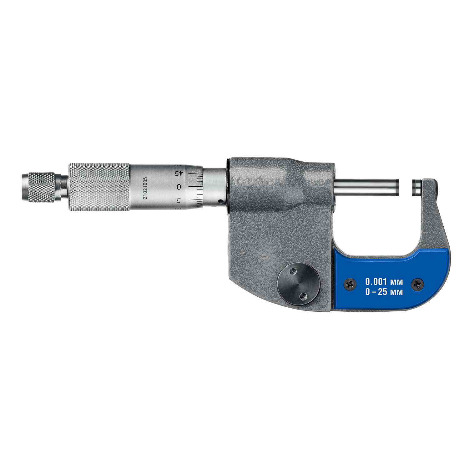 ЗУБР МКЦ 25, 0 - 25 мм, гладкий цифровой микрометр, Профессионал (34482-25) — фото 5