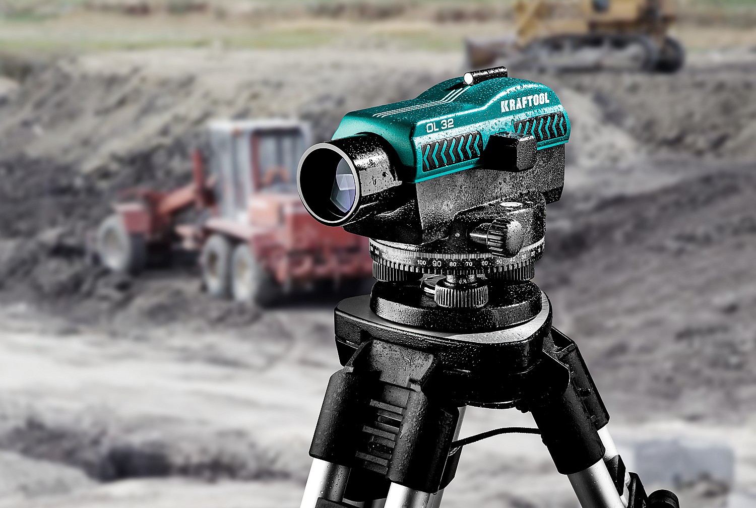 KRAFTOOL OL-32 100 м, оптический нивелир (34520) — фото 9