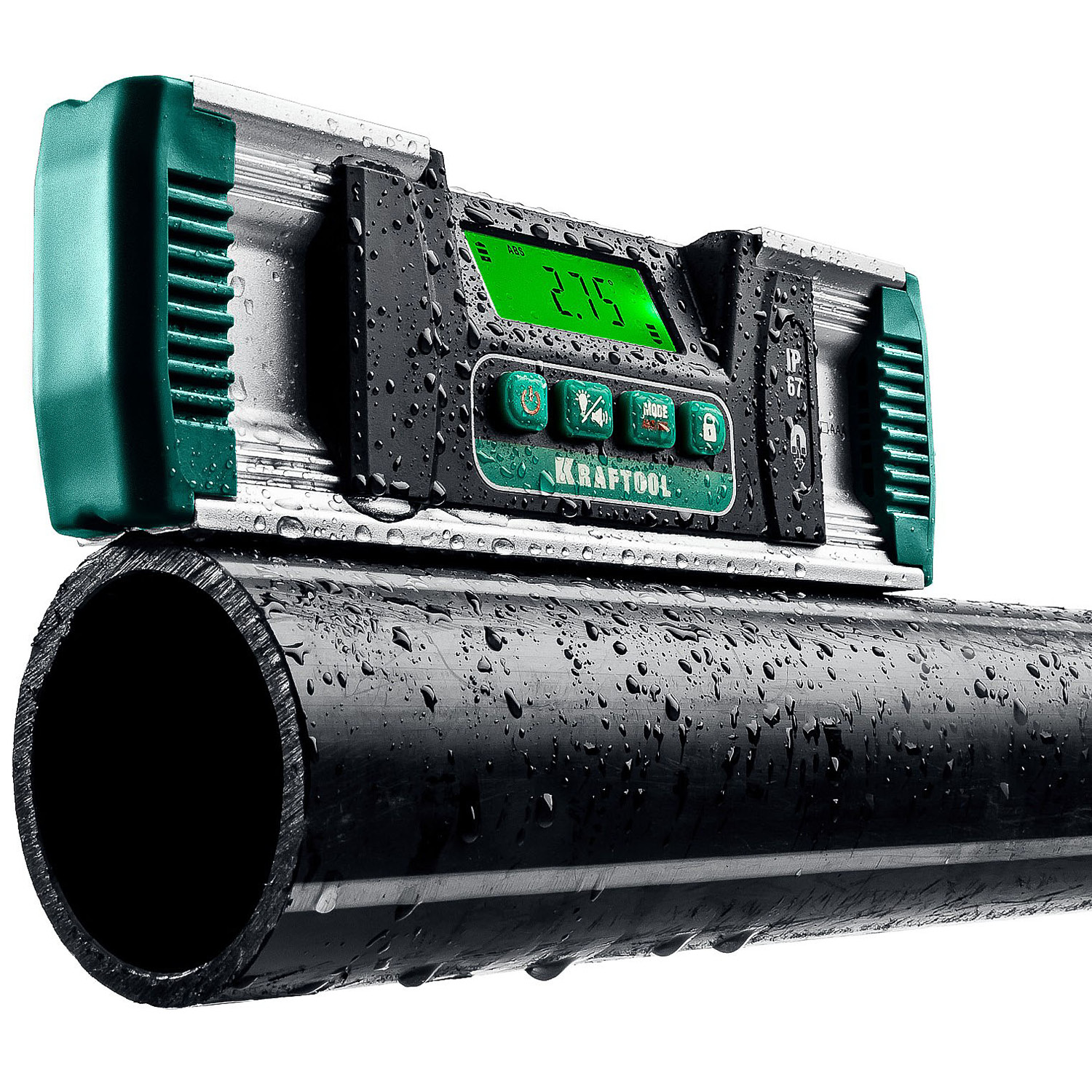 KRAFTOOL EXTREM, 0 - 360°, точность 0.05°, HOLD, IP67, электронный уровень-уклономер (34686) — фото 12