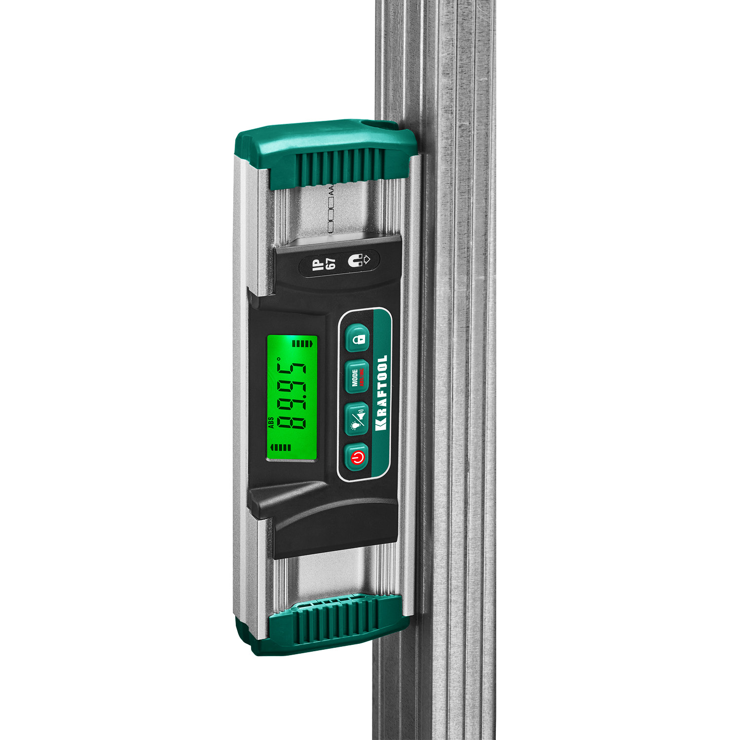 KRAFTOOL EXTREM, 0 - 360°, точность 0.05°, HOLD, IP67, электронный уровень-уклономер (34686) — фото 9