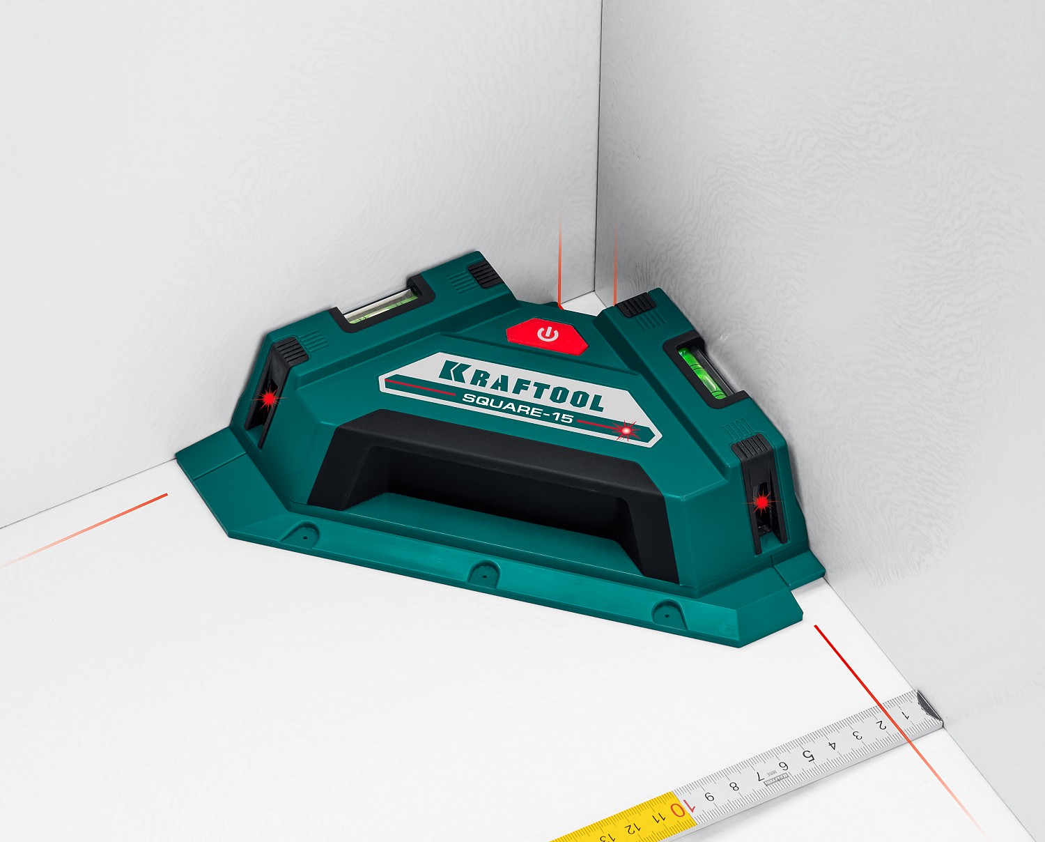 KRAFTOOL Square-15, лазерный угольник для кафеля (34705) — фото 11