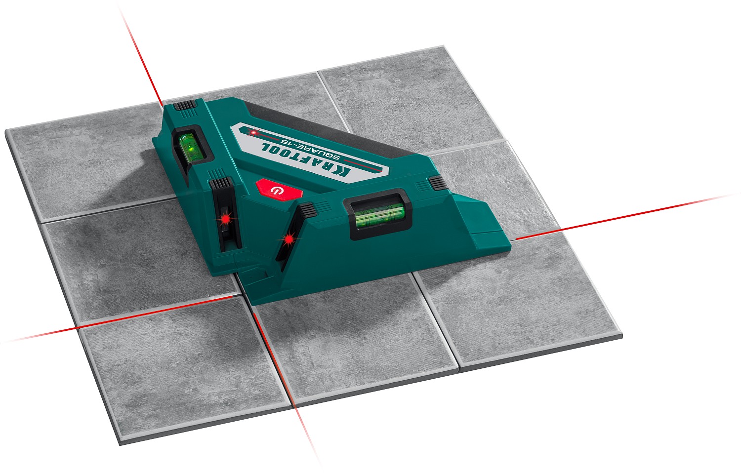 KRAFTOOL Square-15, лазерный угольник для кафеля (34705) — фото 7