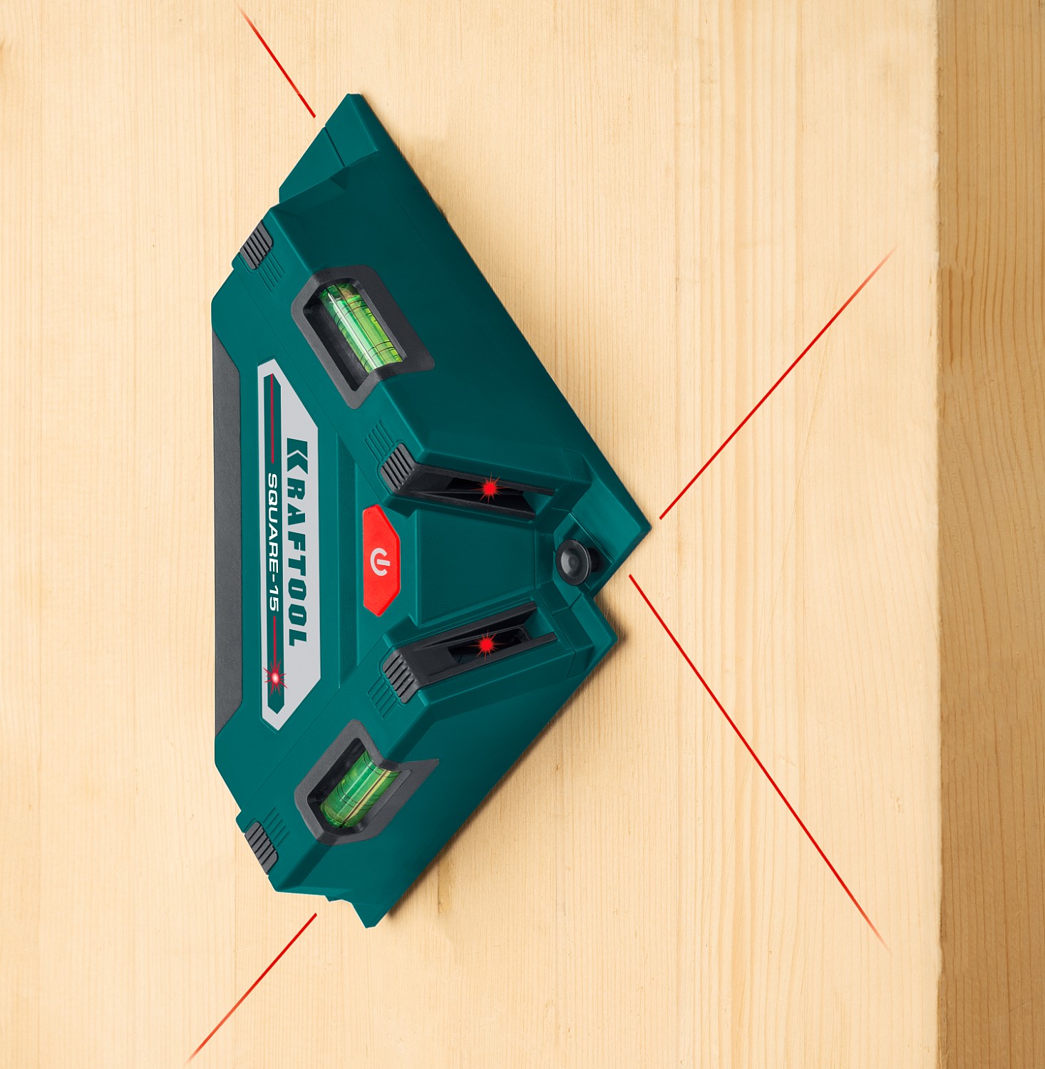 KRAFTOOL Square-15, лазерный угольник для кафеля (34705) — фото 9