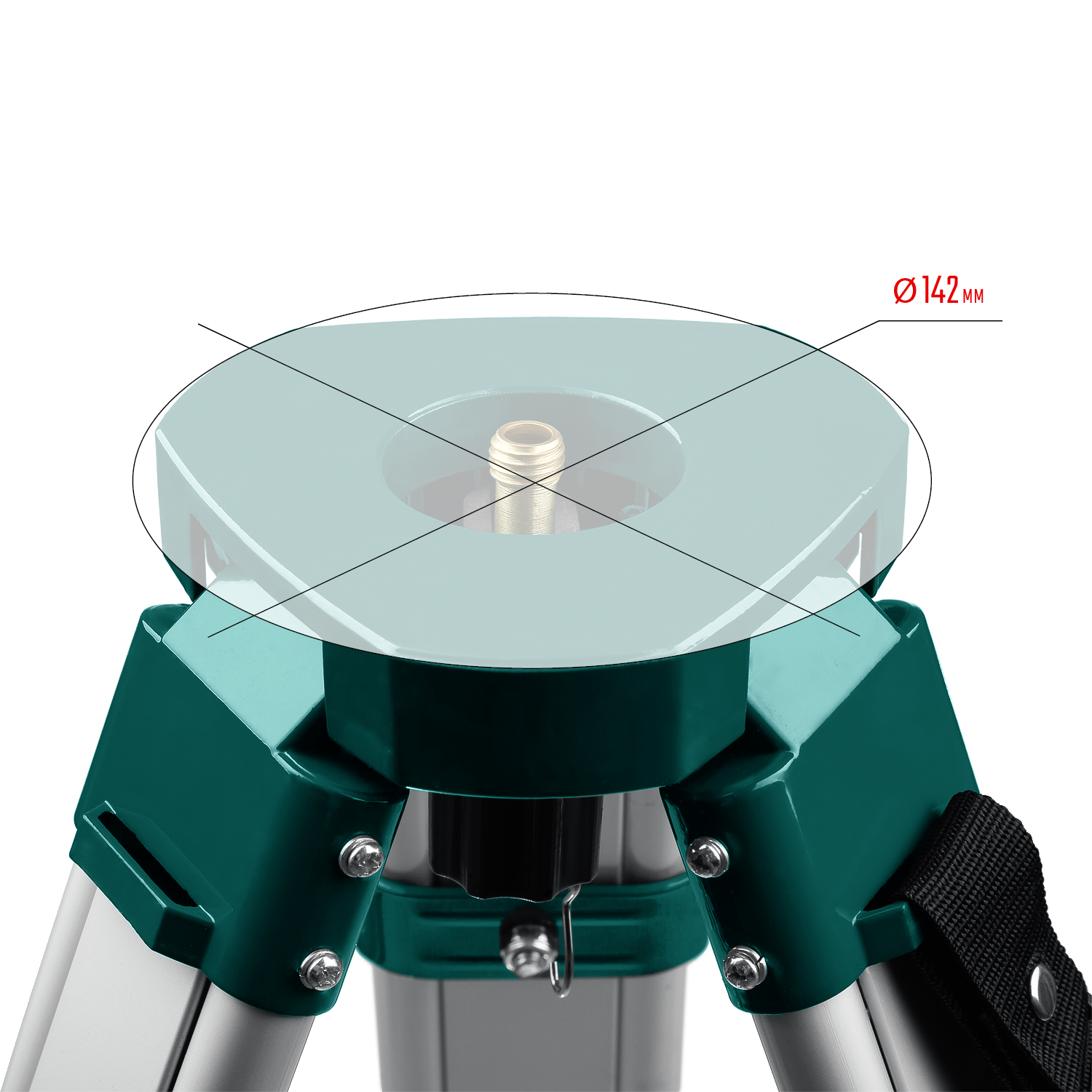 KRAFTOOL GST 165, геодезический штатив (34732) — фото 14