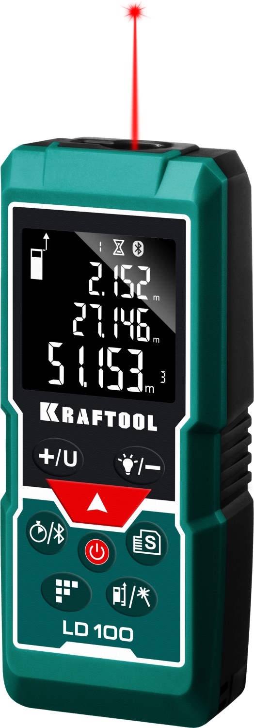 KRAFTOOL LD-100, 100 м, лазерный дальномер (34765)