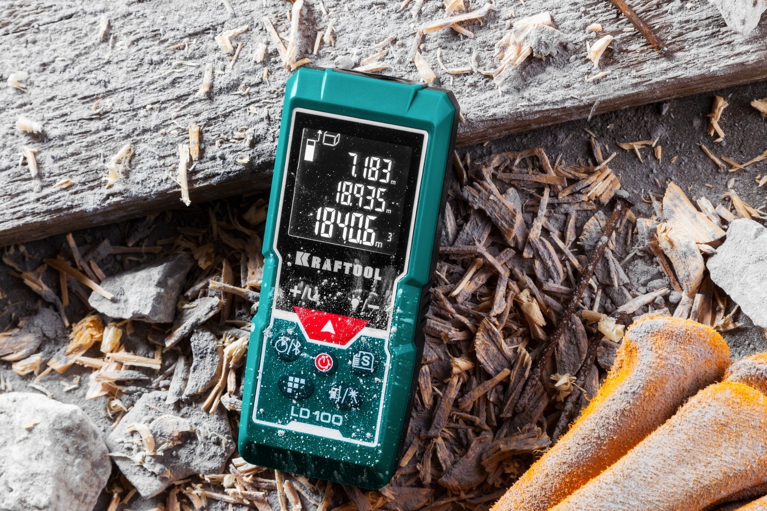 KRAFTOOL LD-100, 100 м, лазерный дальномер (34765) — фото 6