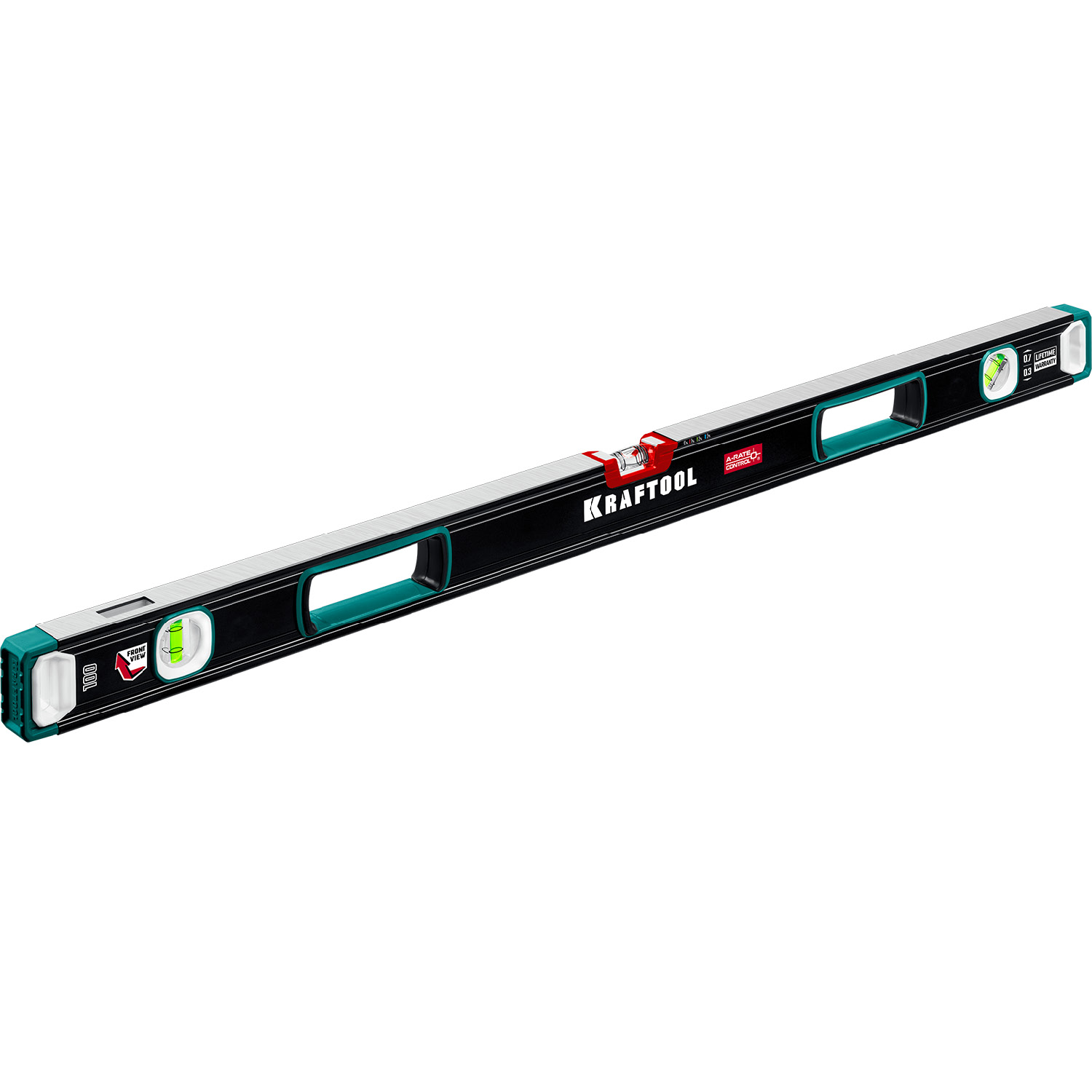 KRAFTOOL A-RATE CONTROL, 1000 мм, точность 0.3 мм/м, с инновационным зеркальным глазком, сверхпрочный уровень (34986-100) — фото 7