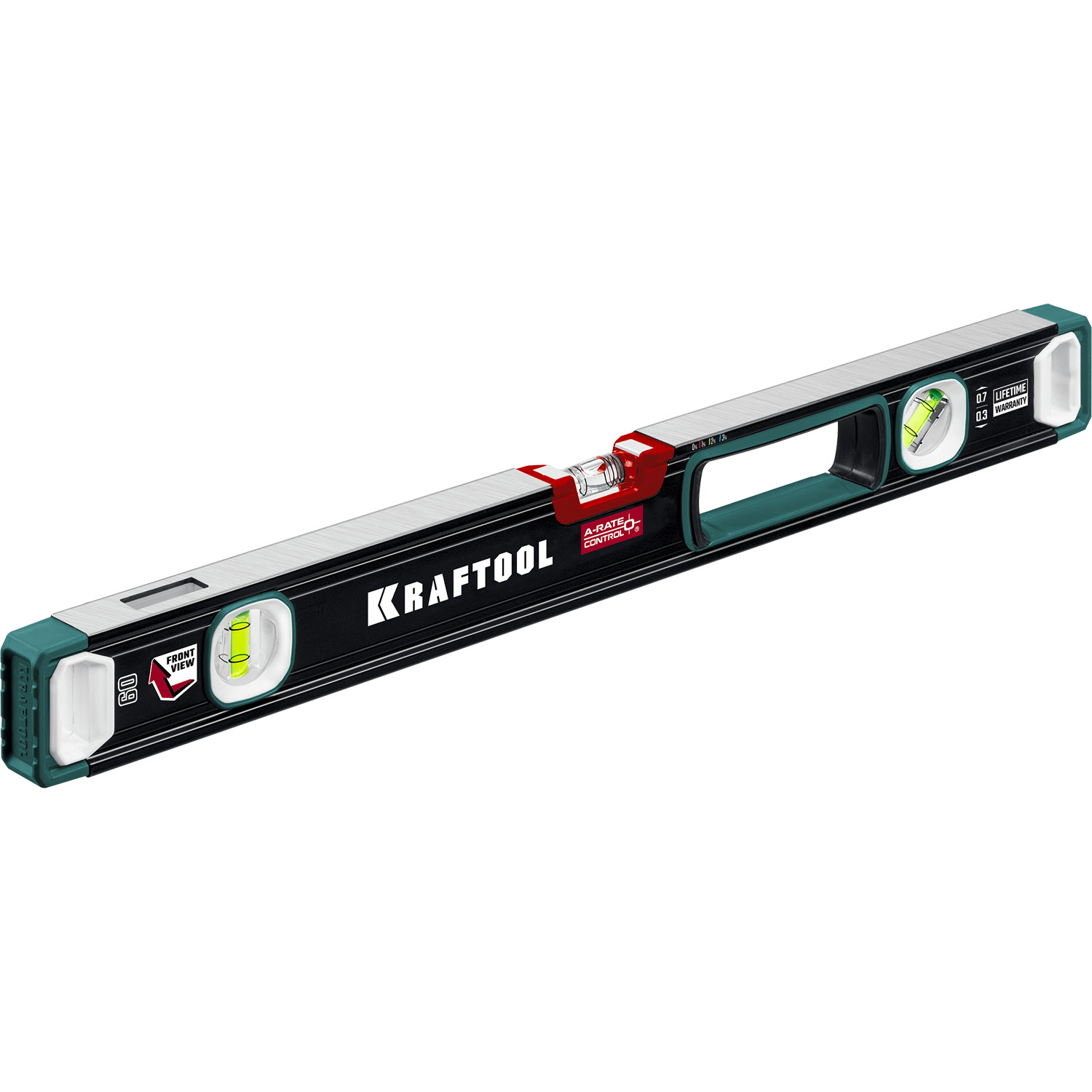 KRAFTOOL A-RATE CONTROL, 600 мм, точность 0.3 мм/м, с инновационным зеркальным глазком, сверхпрочный уровень (34986-60) — фото 7
