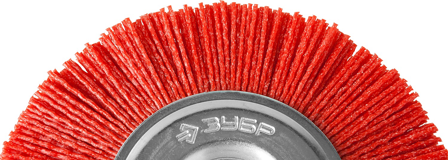 ЗУБР 100 мм, нейлоновая проволока, щетка дисковая для дрели, Профессионал (35161-100) — фото 3