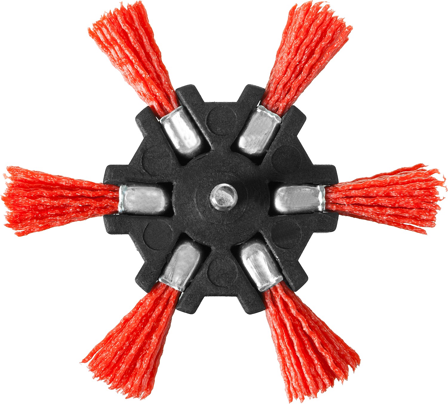 ЗУБР 100 мм, нейлоновая проволока, щетка дисковая для дрели, Профессионал (35163-100) — фото 2