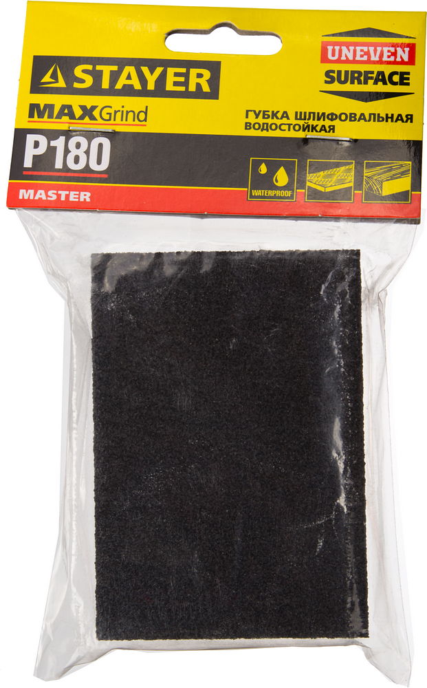 STAYER Р180, 100 х 68 х 26 мм, четырехсторонняя, шлифовальная губка(3560-3) — фото 2