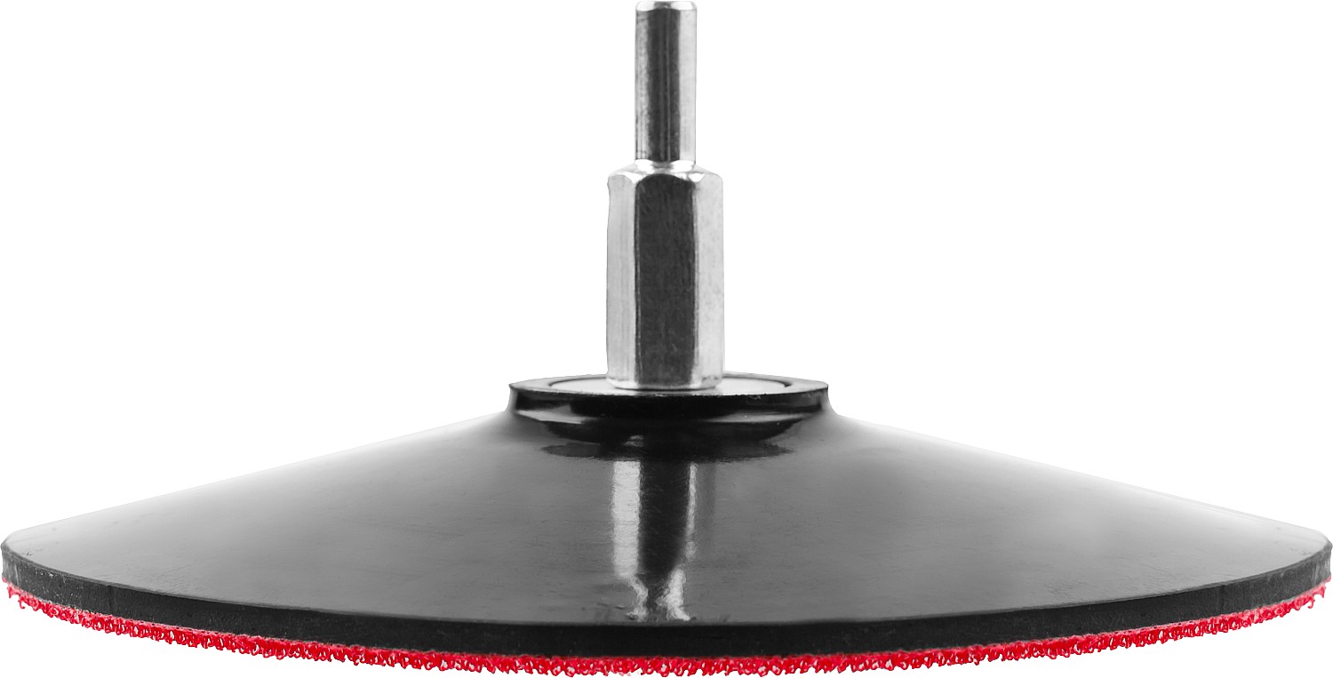 STAYER d 125 мм, резиновая, опорная тарелка на липучке для дрели (35740-125) — фото 2