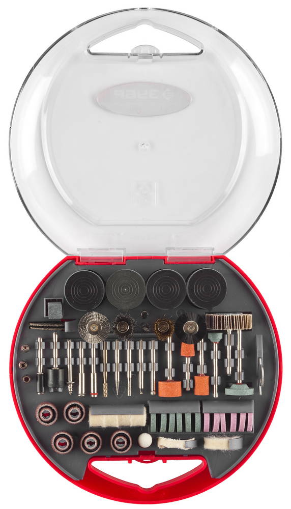 ЗУБР 180 предм., набор мини-насадок для гравёра (35900-H180) — фото 2