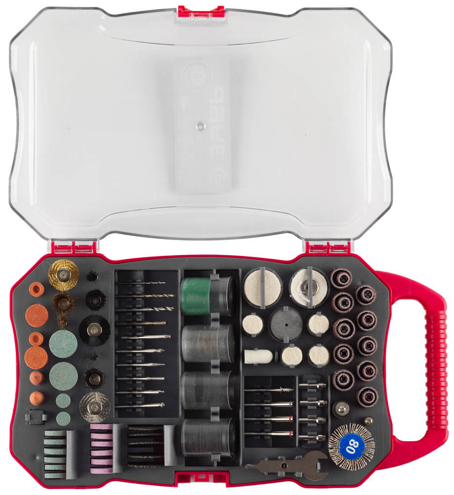 ЗУБР 208 предм., набор мини-насадок для гравёра (35901-H208) — фото 2