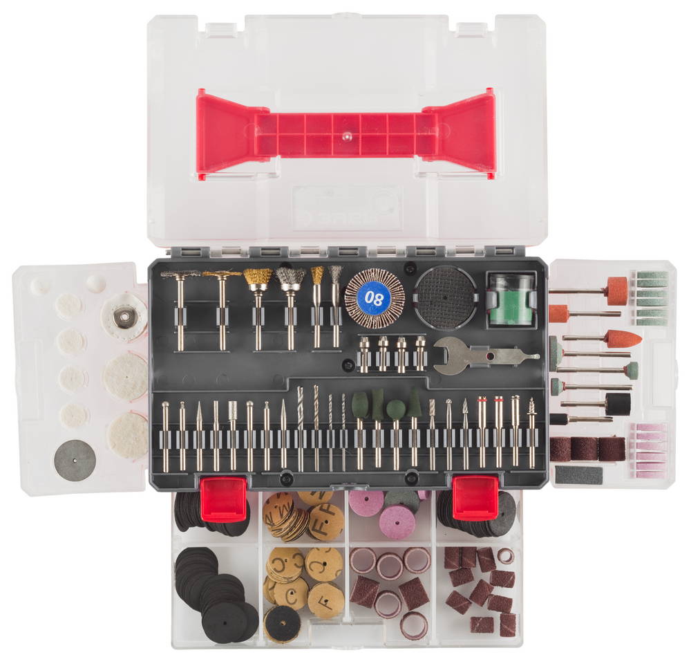 ЗУБР 349 предм., набор мини-насадок для гравёра (35905-H349) — фото 2