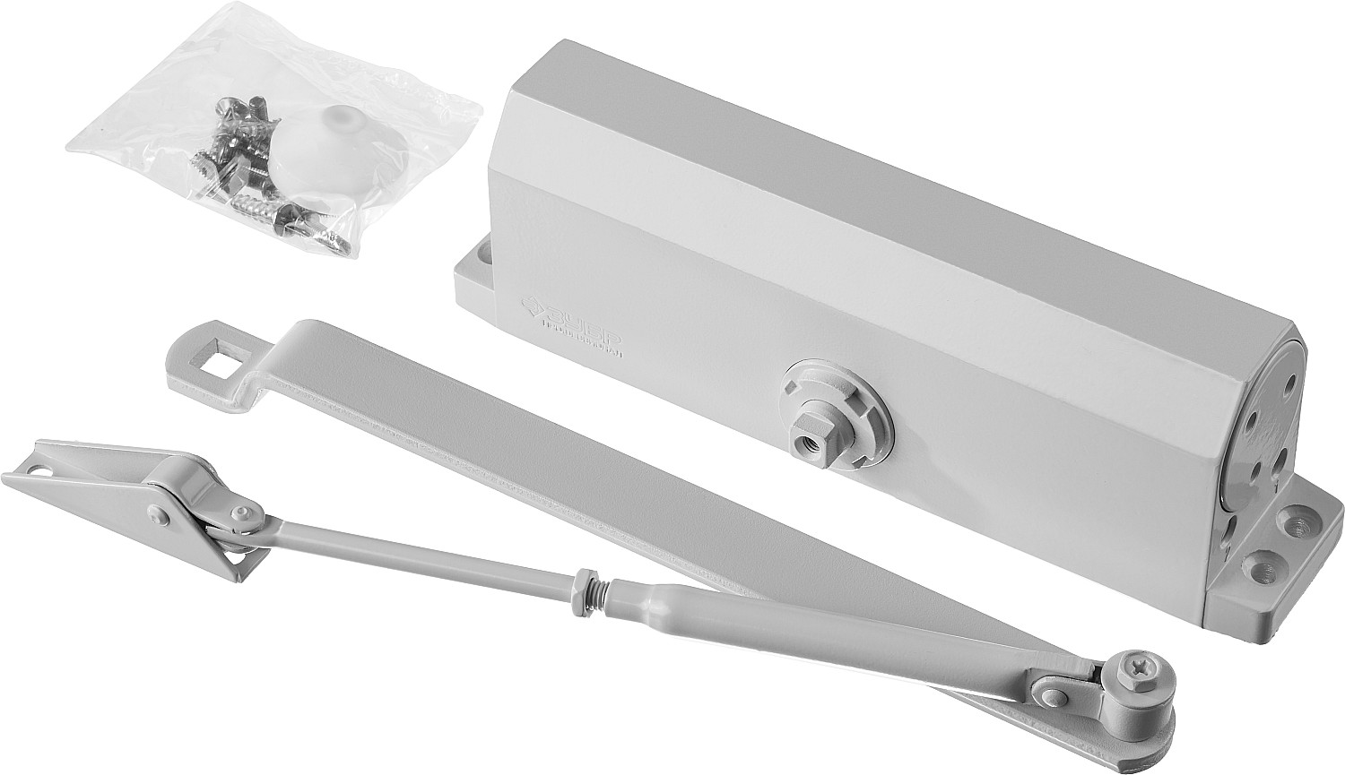 ЗУБР до 100 кг, цвет белый, дверной доводчик, Профессионал (37911-100) — фото 2