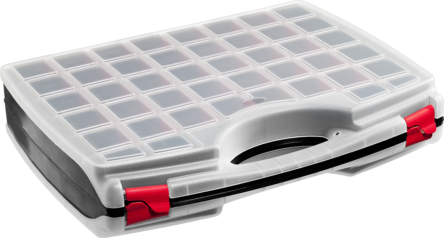 ЗУБР ДОН-80, 425 х 330 х 85 мм, двухсторонний органайзер с 80 ячейками (38036-80) — фото 3