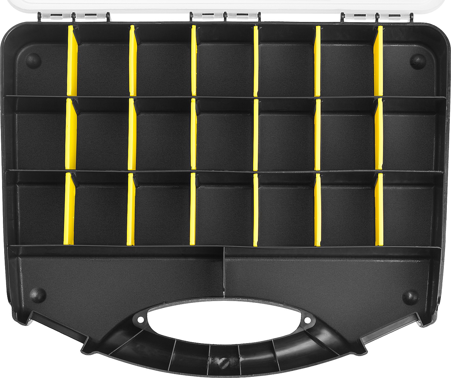 STAYER SPACE-15, 380 х 310 х 70 мм, (15″), пластиковый органайзер с 21 ячейкой (38038-15) — фото 6