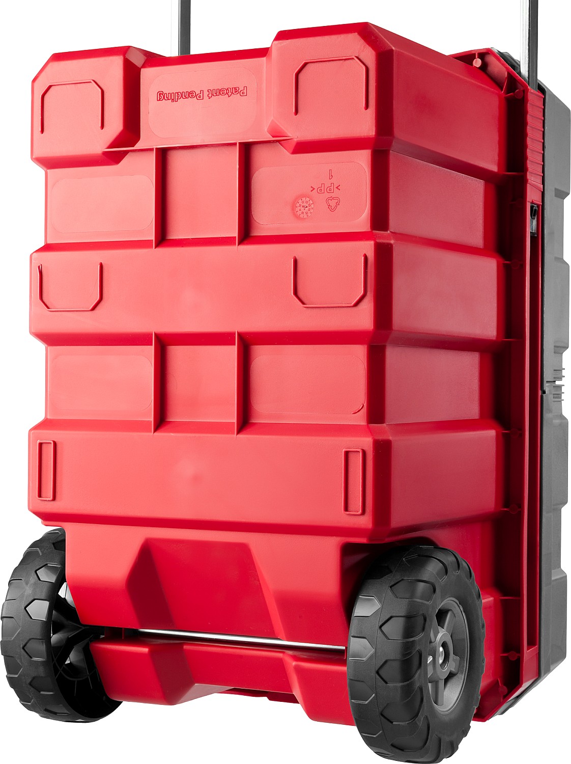 ЗУБР МЕГАБОКС-24, 616 х 378 х 415 мм, (24″), пластиковый ящик-тележка для инструментов, Профессионал (38133-24) — фото 15