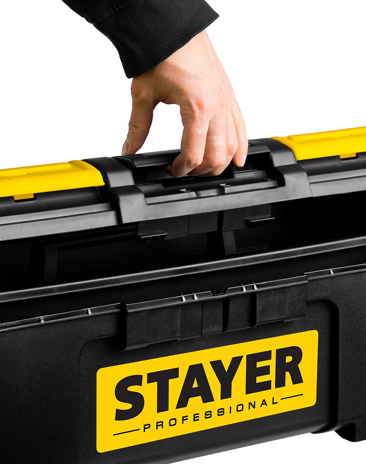 STAYER TOOLBOX-19, 480 х 270 х 240, пластиковый ящик для инструментов, Professional (38167-19) — фото 11