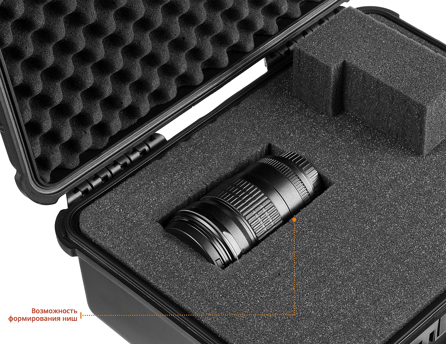 KRAFTOOL PANZER-10, 270 х 240 х 170 мм, (10″), IP55, ударопрочный пластиковый ящик (38251-10) — фото 10