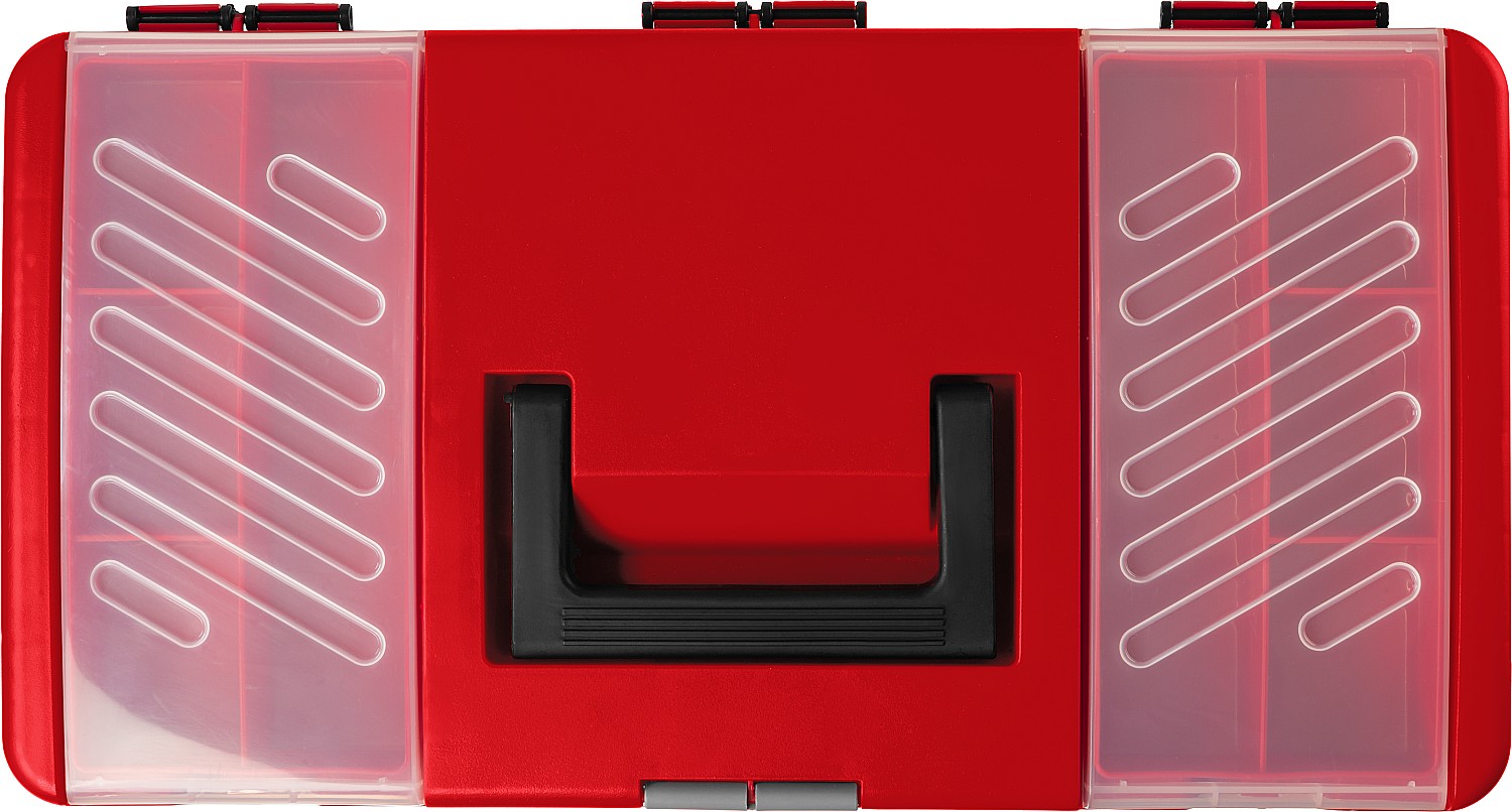 ЗУБР НЕВА-17, 420 х 220 х 180 мм, (17″), пластиковый ящик для инструментов (38323-17) — фото 6