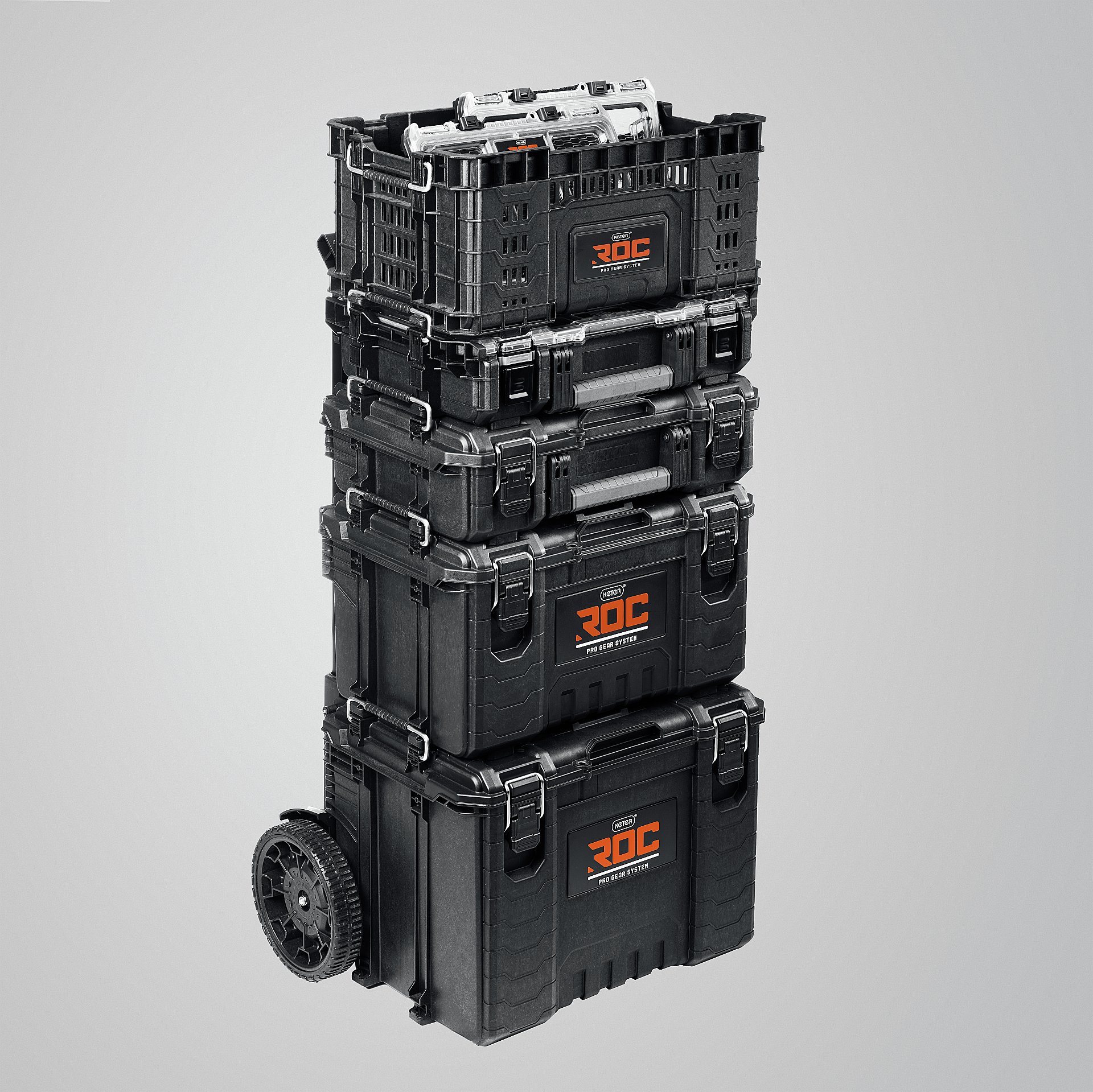 KETER ROC PRO GEAR 2.0 (22″) пластиковый ящик с крышкой (38371) — фото 7