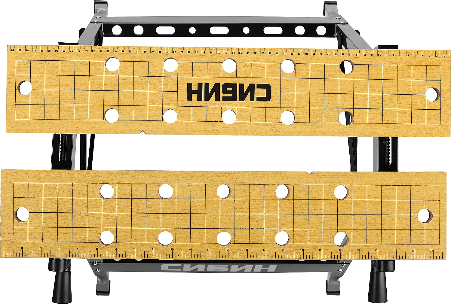 СИБИН 605х635х780 мм, складной столярный верстак (38723) — фото 3