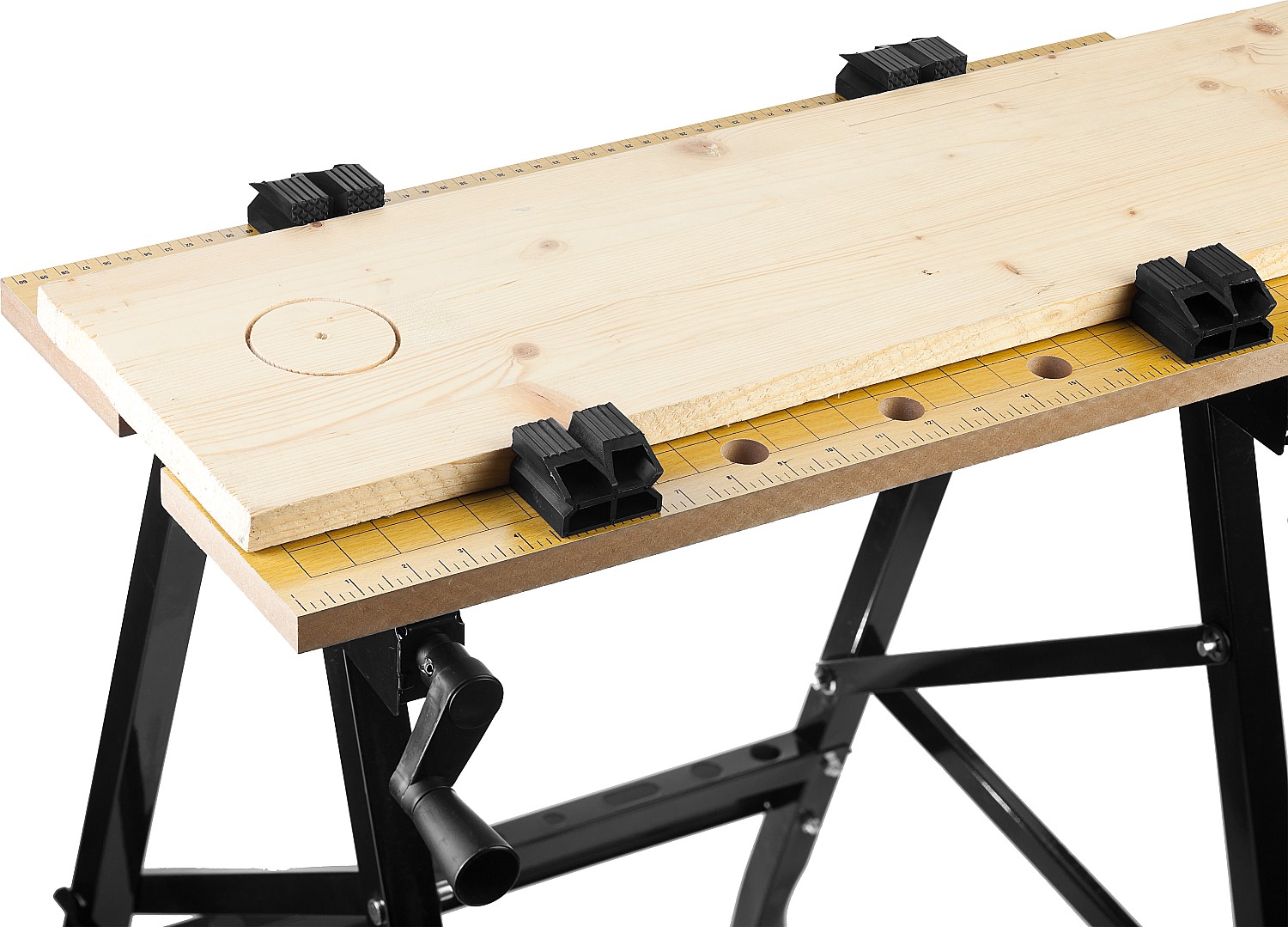СИБИН 605х635х780 мм, складной столярный верстак (38723) — фото 5