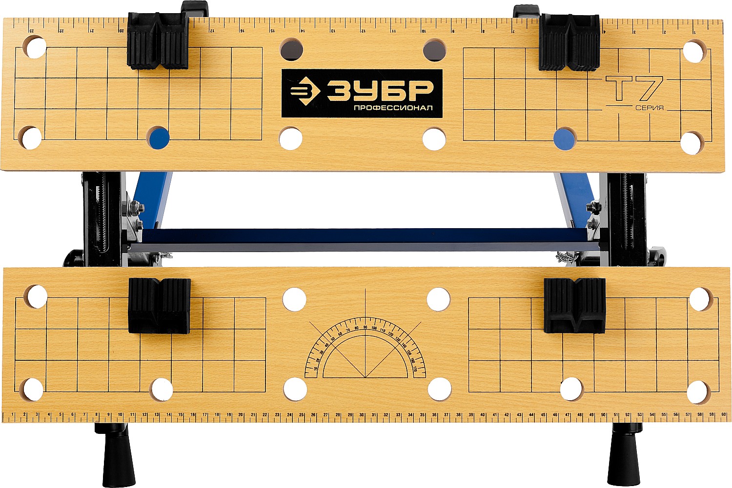 ЗУБР T7, 605х490х810 мм, складной столярный верстак Профессионал (38728) — фото 8