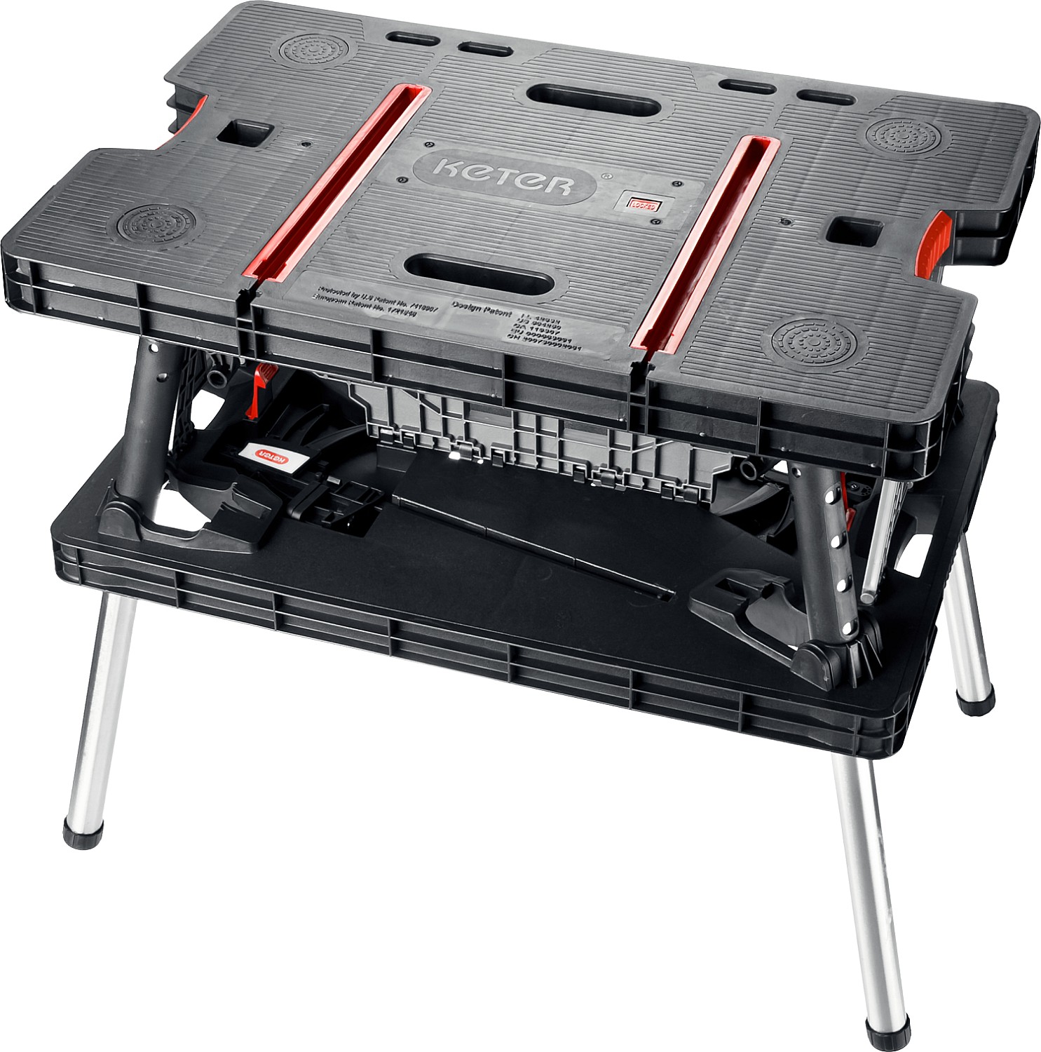 KETER FOLDING 850х550х755 мм, складной столярный верстак (38730) — фото 2