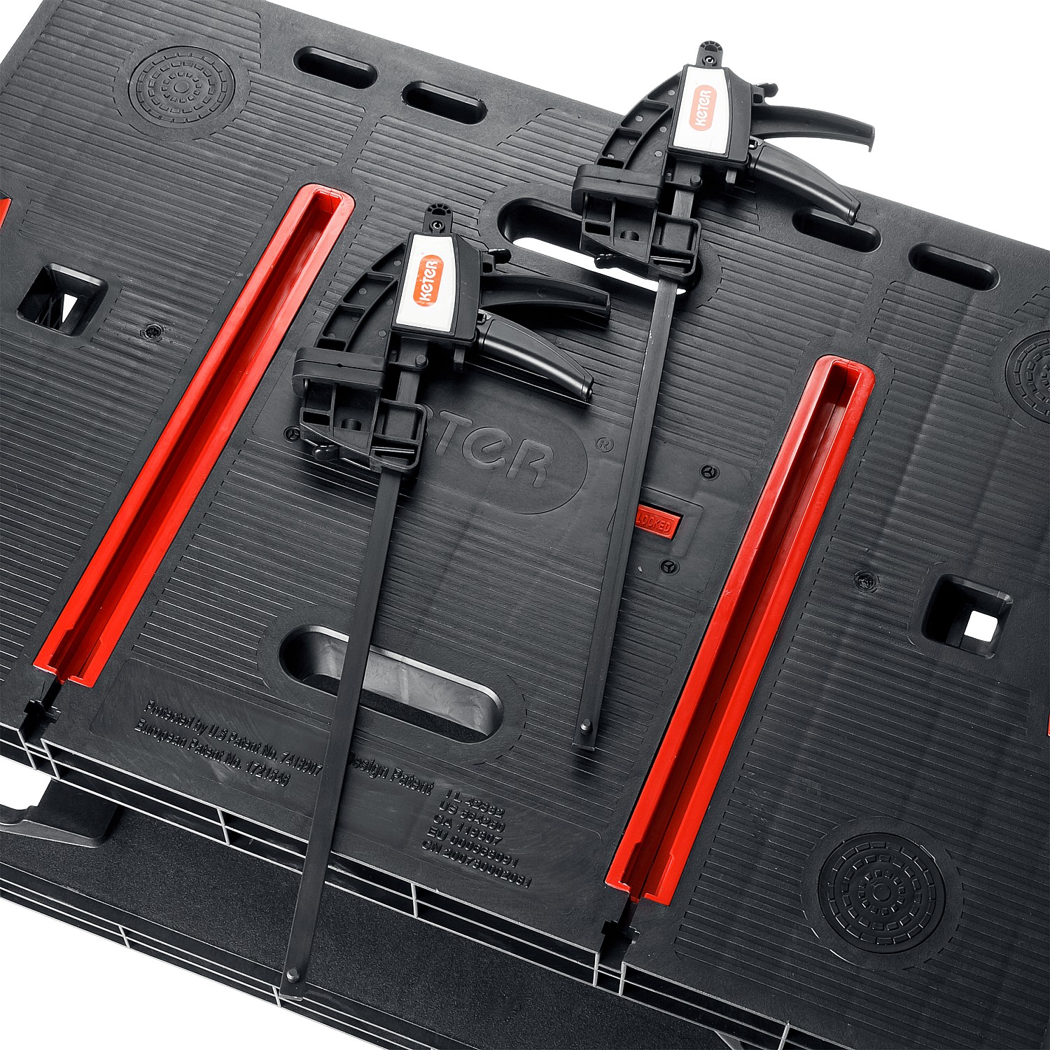 KETER FOLDING 850х550х755 мм, складной столярный верстак (38730) — фото 4