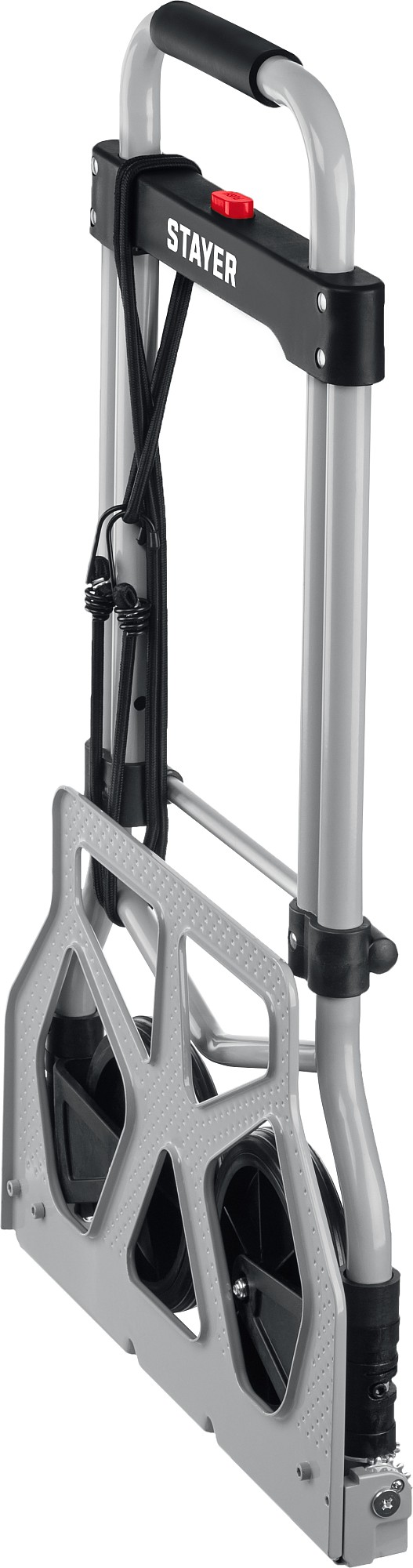 STAYER PROTruck, до 70кг, каркас и платформа из стали, платформа 42х28см, колеса d13 см, вес 4.1кг, складная хозяйственная тележка (38755-70) — фото 3