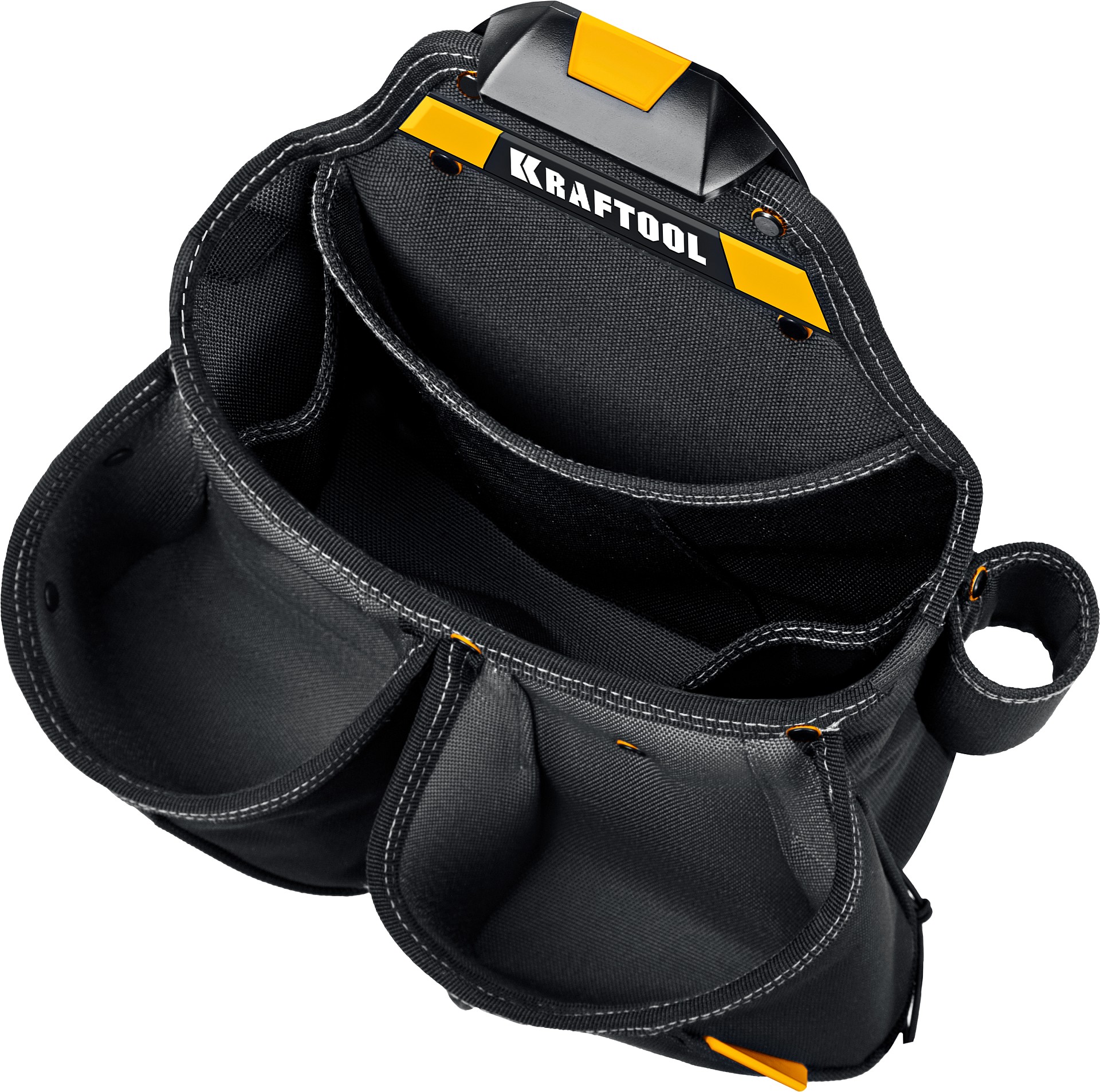 KRAFTOOL KBS-5 пояс монтажника, в комплекте: пояс монтажника, подтяжки и 3 сумки (38760-5) — фото 7