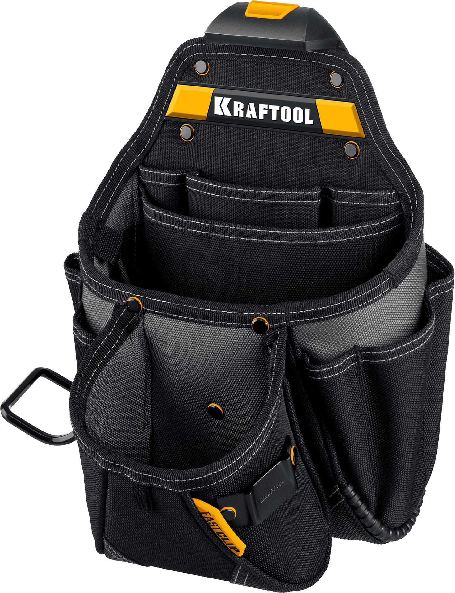 KRAFTOOL KBS-3L пояс монтажника, в комплекте: пояс монтажника и 2 большие сумки (38761) — фото 3
