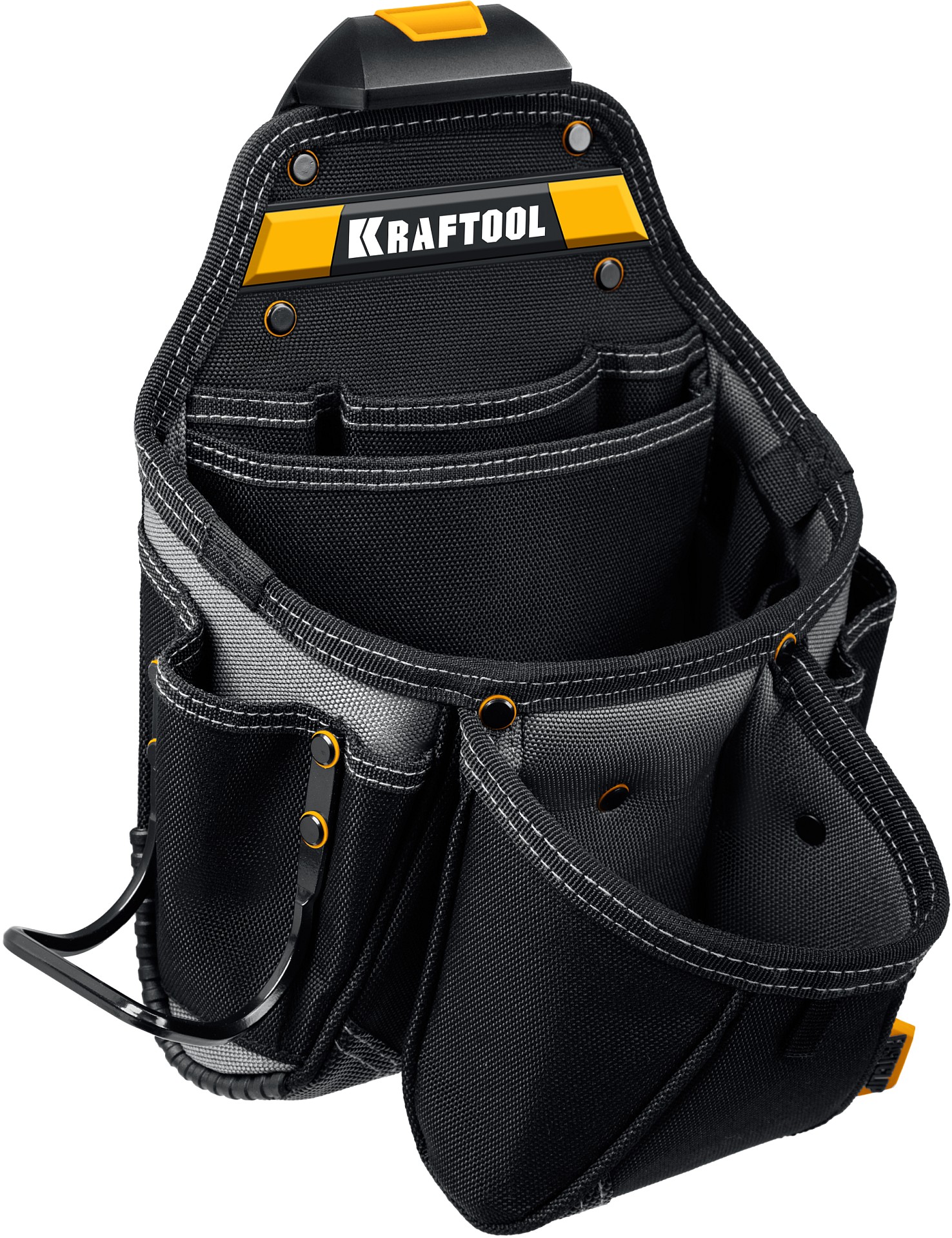 KRAFTOOL KBS-3 пояс монтажника, в комплекте: пояс монтажника, большая сумка, малая сумка (38762) — фото 3