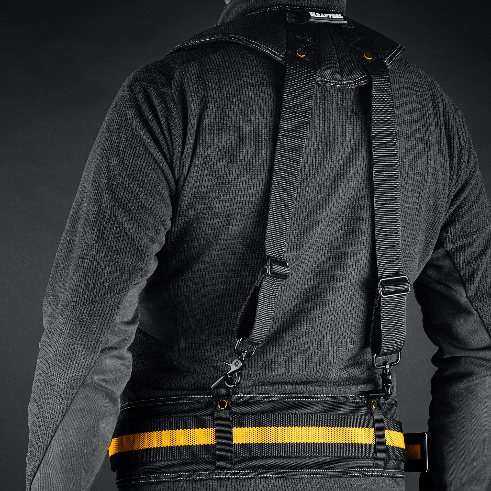 KRAFTOOL KS-1 подтяжки регулируемые, 4 точки крепления (38765) — фото 7