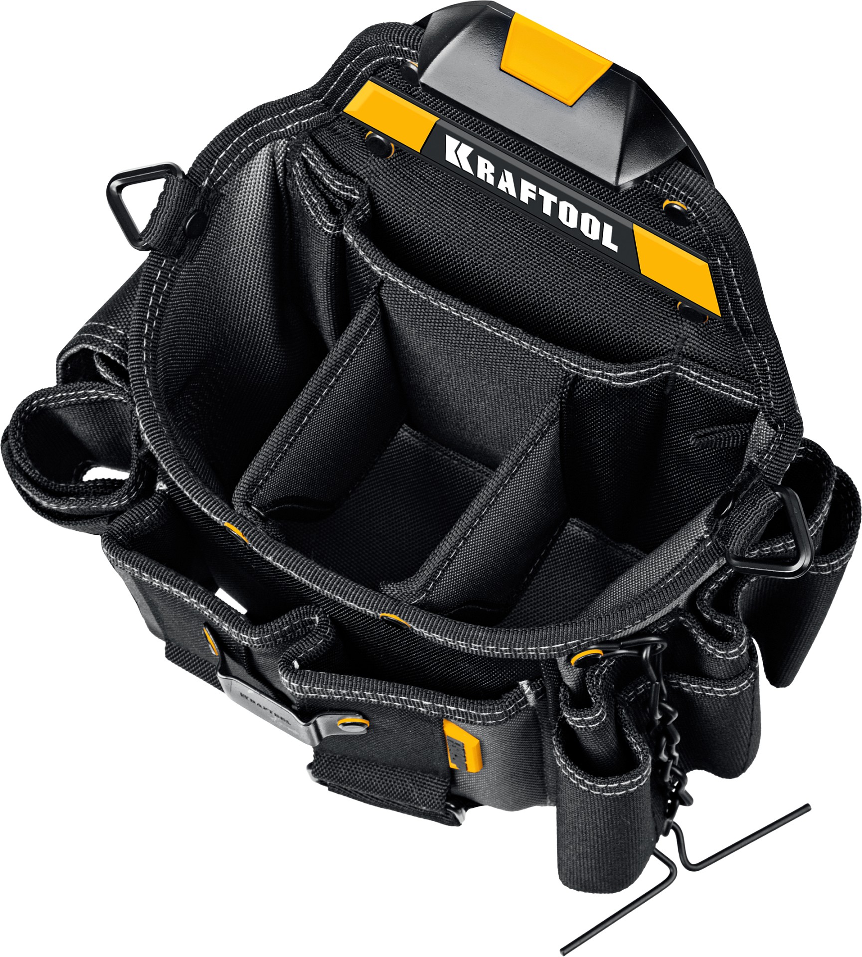 KRAFTOOL KPB-23 поясная сумка с быстросъёмным креплением FastClip, 290 х 310 мм (38766) — фото 4