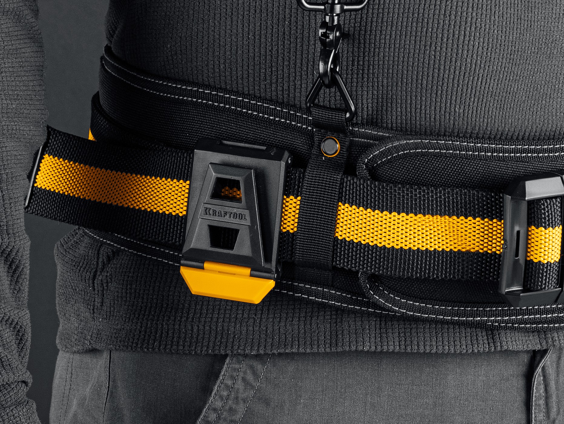 KRAFTOOL KPB-23 поясная сумка с быстросъёмным креплением FastClip, 290 х 310 мм (38766) — фото 8