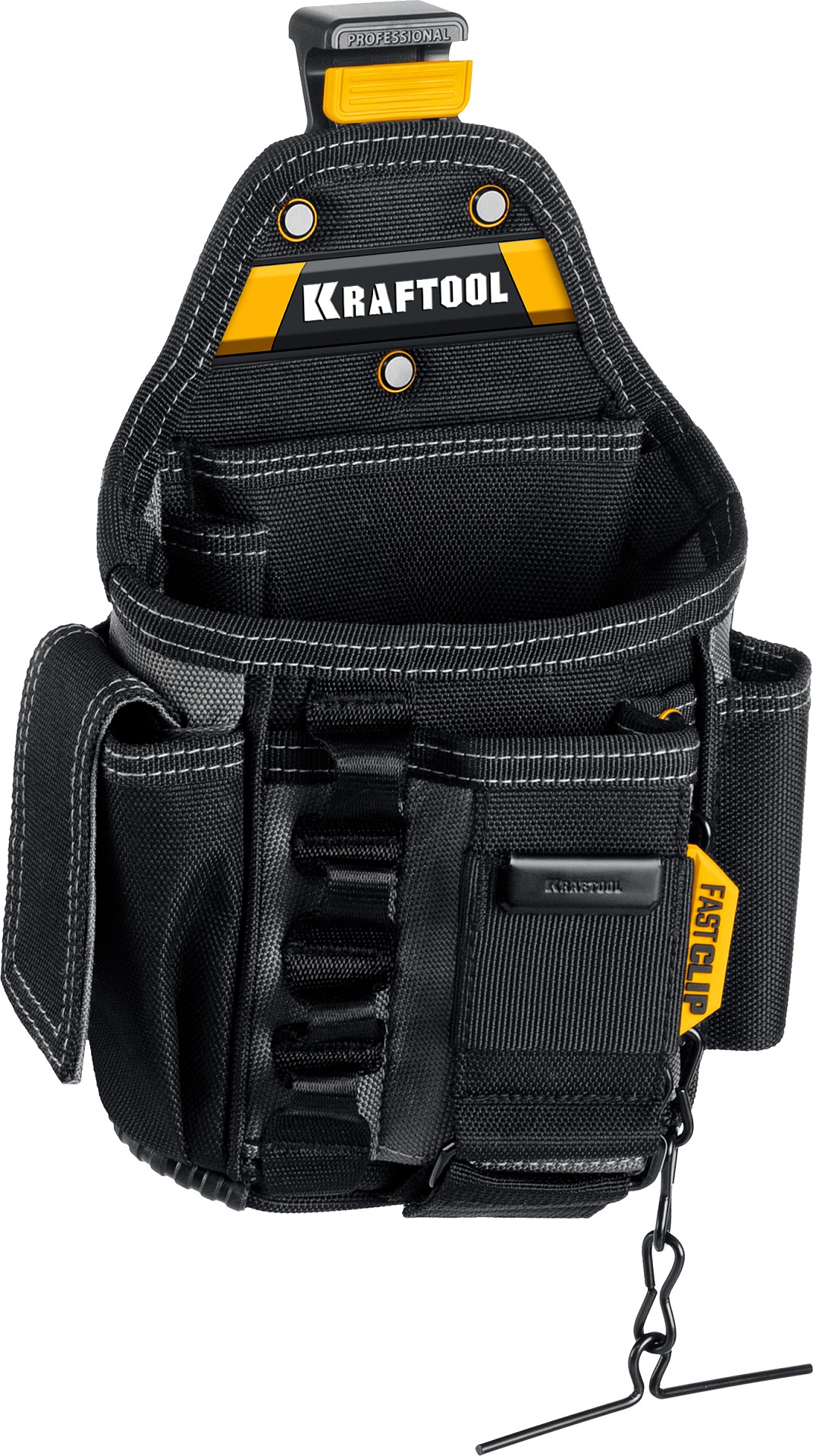 KRAFTOOL KP-13E поясная сумка с быстросъёмным креплением FastClip, 280 х 200 мм (38772) — фото 2
