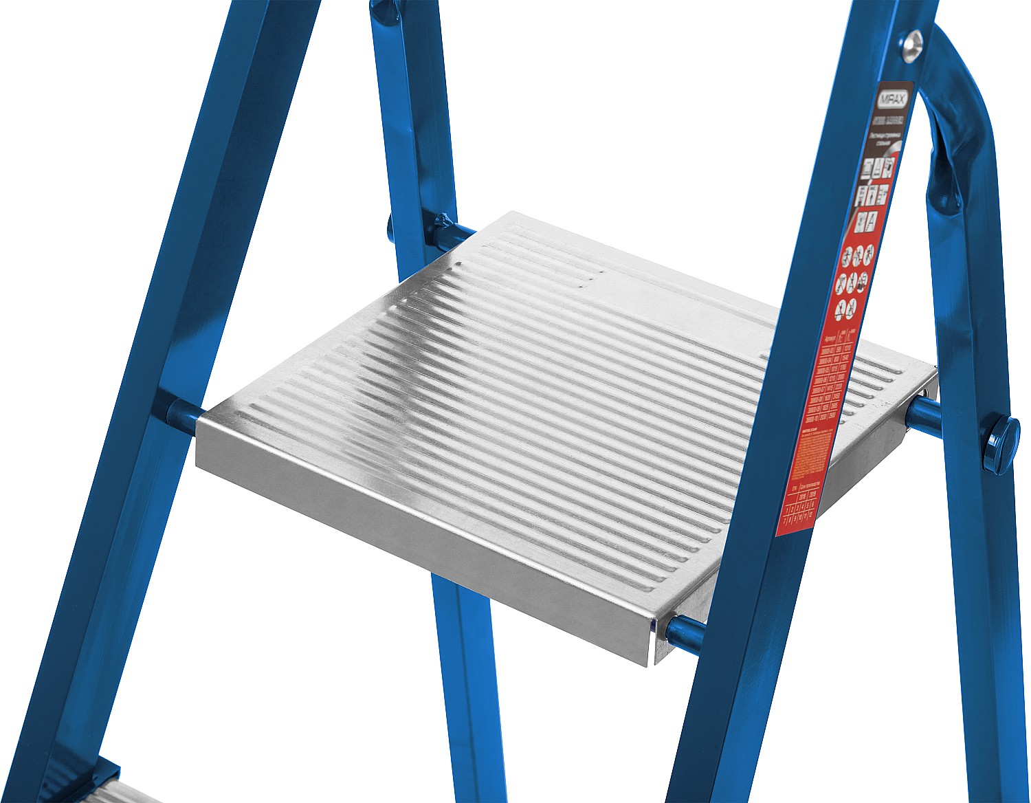 MIRAX 8 ступеней, 162 см, стальная стремянка (38800-08) — фото 3