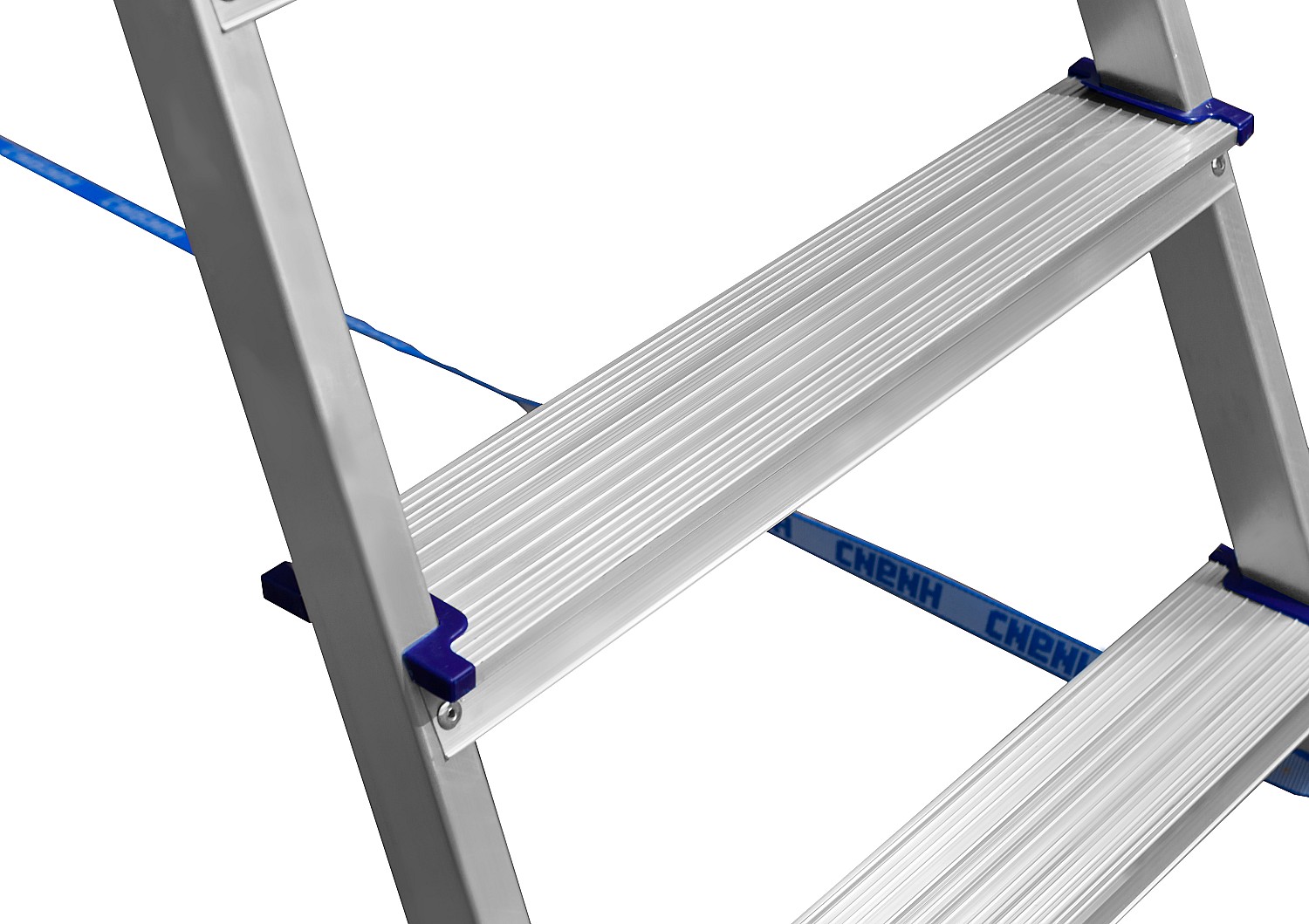 СИБИН 8 ступеней, 166 см, алюминиевая стремянка (38801-8) — фото 2