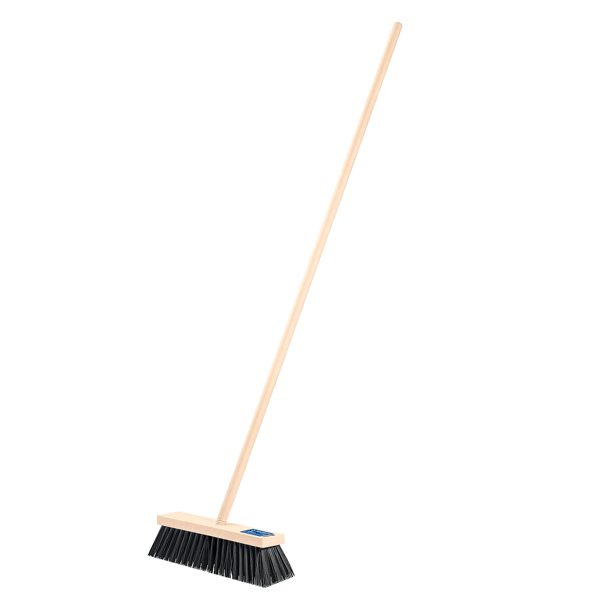 ЗУБР ДОКА буковая колодка 40см, шлифованный буковый черенок 140см (d25мм), щетина 85мм, 5-рядная, уличная щётка с черенком (39191-40)