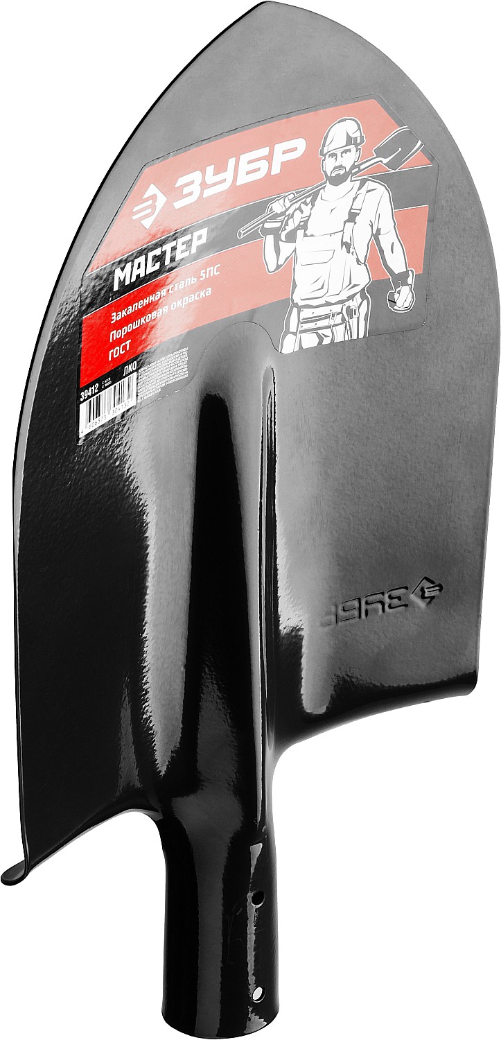 ЗУБР Мастер, без черенка, штыковая лопата, тип ЛКО, закаленное полотно (39412) — фото 4