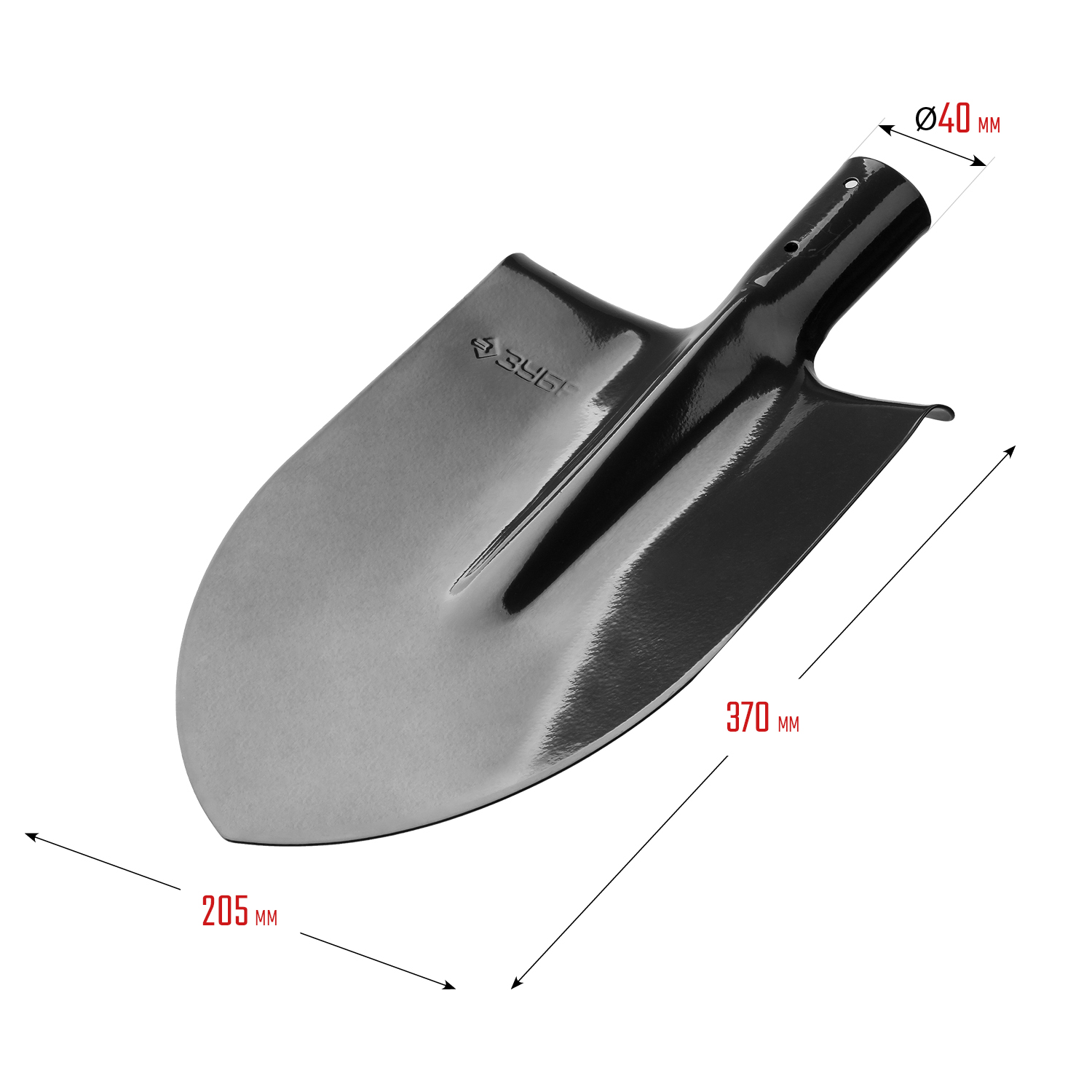 ЗУБР Мастер, без черенка, штыковая лопата, тип ЛКО, закаленное полотно (39412) — фото 5