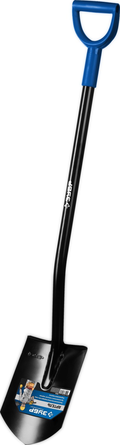 ЗУБР Артель 120 см, стальной изогнутый черенок, штыковая лопата, закаленное полотно, Профессионал (39555) — фото 6
