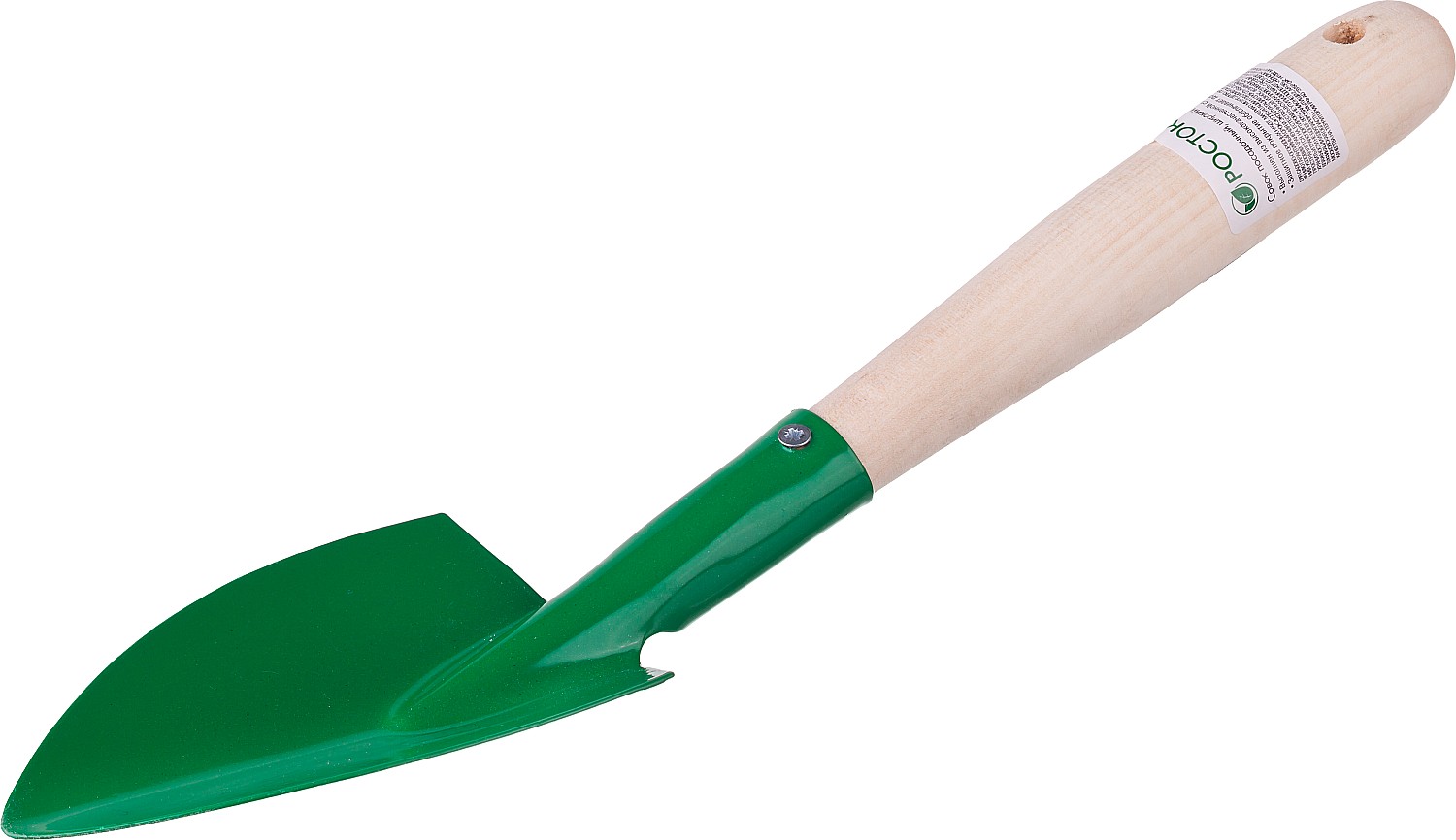 РОСТОК 120 x 75 мм, широкий, деревянная ручка, посадочный совок (39603) — фото 2